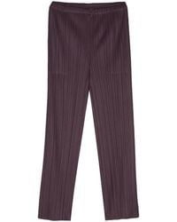 Pleats Please Issey Miyake - Issey Miyake Pleats Please Trousers - Lyst