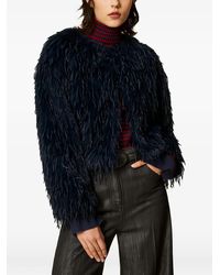 Twinset - Short Faux Fur Jacket - Lyst