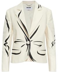 Moschino - Jacke Mit Print - Lyst