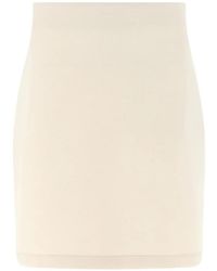 Fabiana Filippi - Scuba Flared Cashmere Skirt - Lyst