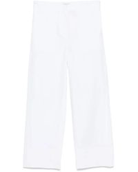 TOTEME - Organic Cotton Trousers - Lyst
