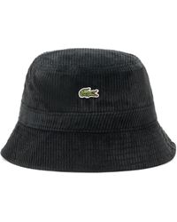 Lacoste - Cappello Bucket A Coste - Lyst