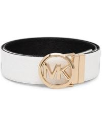 MICHAEL Michael Kors - Logo-Plaque Reversible Belt - Lyst