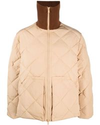 KENZO - Quilted Zipped Coat - Lyst