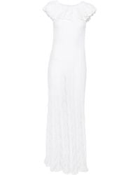Antonino Valenti - Off-Shoulder Ruffled Maxi Dress - Lyst