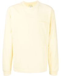 Suicoke Pocket Cotton Sweatshirt - Yellow