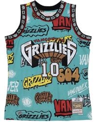 Mitchell & Ness - "Nba Grizzlies 1998 Mike Bibby" Slap Sticker Swingman Jersey Vest Top - Lyst