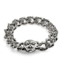 Emanuele Bicocchi - Grote Flourish Schakelarmband - Lyst