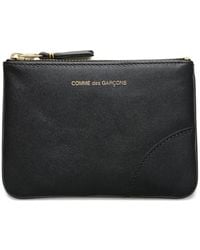 Comme des Garçons - Zip-Up Leather Wallet - Lyst