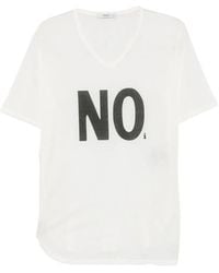 Fendi - V-Neck T-Shirt - Lyst