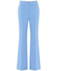 Nenette - Flared Broek Met Verfraaide Knoop - Lyst