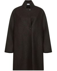 Harris Wharf London - Cappotto Con Maniche Raglan E Bottoni - Lyst