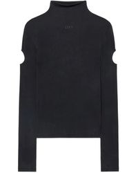 Off-White c/o Virgil Abloh - Cupro Rib Meteor Long Sleeve Top - Lyst