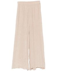 Alysi - Embroidered Trousers - Lyst