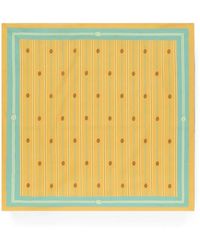 Drole de Monsieur - Bandana De Algodón A Rayas Con Monograma - Lyst