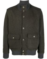 Fedeli - Ribbed-collar Cashmere Bomber Jacket - Lyst