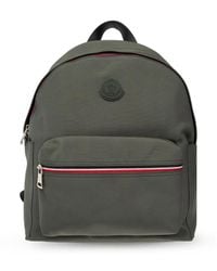Moncler - Backpack With Logo Patch - Lyst