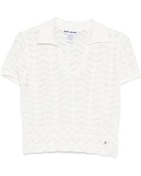 DKNY - Collared V-Neck T-Shirt - Lyst