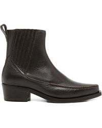 NULLUS - Whipstitch Chelsea Boots - Lyst