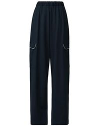 Fabiana Filippi - Piped-Trim Cargo Pants - Lyst