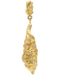 Elhanati - 18Kt Rock Diamond Earring - Lyst
