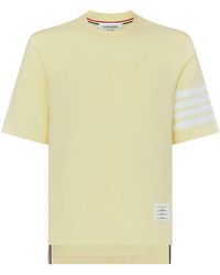 Thom Browne - 4-Bar Short-Sleeve T-Shirt - Lyst