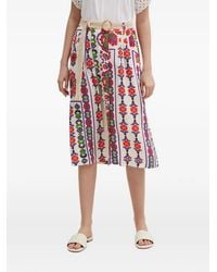 La Petite Francaise - Jouet Floral Button Midi Skirt - Lyst