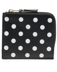 Comme des Garçons - Polka-Dot Zip-Around Wallet - Lyst