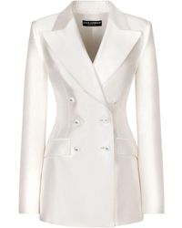 Dolce & Gabbana - Double-Breasted Blazer - Lyst