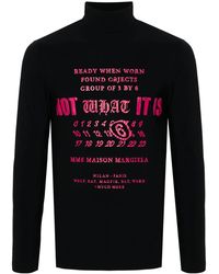 MM6 by Maison Margiela - High Neck Top Lycra - Lyst