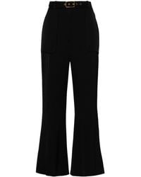 Zimmermann - Cropped Flared Trousers - Lyst