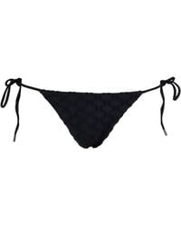 KARL LAGERFELD - Monogram-Print Bikini Bottoms - Lyst