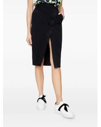 One Teaspoon - Split High-Rise Midi Skirt - Lyst