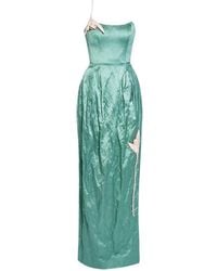 Erdem - Tulip-Embroidery Gown - Lyst