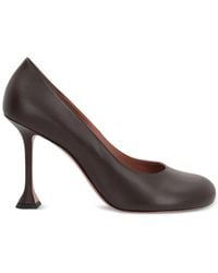 AMINA MUADDI - Isir Leather Pumps - Lyst