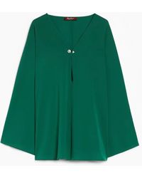 Max Mara - Blouse À Manches Bouffantes - Lyst