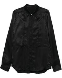Rick Owens - Camicia A Maniche Lunghe - Lyst