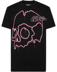 Philipp Plein - T-shirt Dripping Skull - Lyst