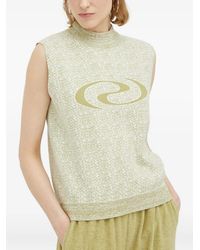 Résumé - Logo-Detailing Knitted Top - Lyst