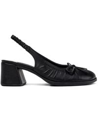 Camper - Leather Bow-Detail Pumps - Lyst