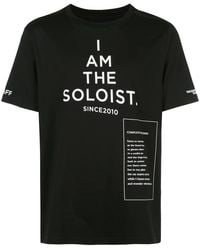 TAKAHIROMIYASHITA TheSoloist. - Logo Print T-Shirt - Lyst