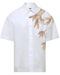 Feng Chen Wang - Bamboo-Print Short-Sleeve Shirt - Lyst