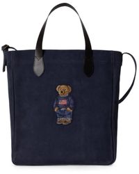 Polo Ralph Lauren - Polo Bear Suede Tote Bag - Lyst