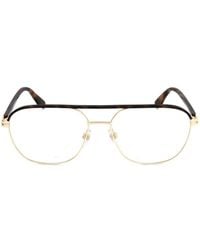 Marc Jacobs - Tortoiseshell-Effect Pilot-Frame Glasses - Lyst