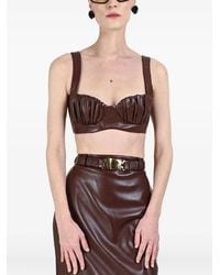 ROWEN ROSE - Gathered Cup Bra - Lyst