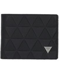 Guess - Geometric-Embossed Bifold Wallet - Lyst