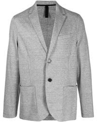 Harris Wharf London - Notched-Lapels Single-Breasted Blazer - Lyst