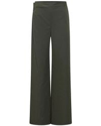 MSGM - Wide-Leg Tailored Trousers - Lyst