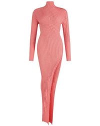 Jean Paul Gaultier - The Gingham Asymmetric Maxi Dress - Lyst