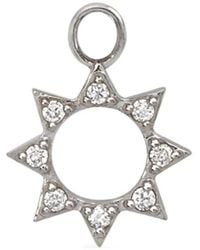 Lark & Berry - 9Kt Summer Sun Diamond Charm - Lyst